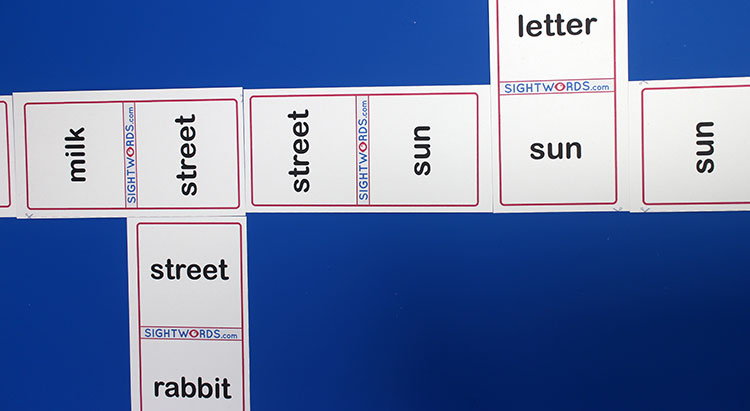 sight words dominoes branch